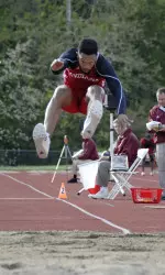 Rex Parker took the win in the men's triple jump.