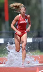 Junior Breanne Ehrman clocked the sixth-best time in Division I this season in the 3,000m steeplechase.
