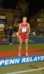 Zach Mayhew was one of two Hoosiers to win on day one at Penn.