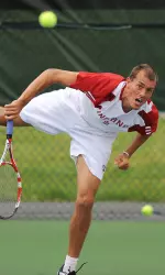 Senior Stephen Vogl clinched the IU victory with a win at number four singles.