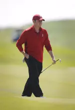 Junior Corey Ziedonis holed out for eagle from 173 yards on the par-4 sixth hole.