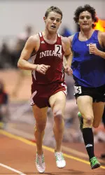 Robbie Nierman led off the winning DMR for the Hoosiers.