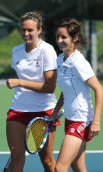 Katie Klyczek and Sophie Garre topped the No. 40 doubles duo in the country on Sunday afternoon.