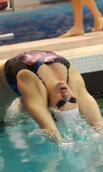 Dorina Szekeres is representing her native Hungary at the 2012 European Swimming Championships.