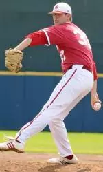 Senior Chad Martin pitched his team to victory in his final appearance as a Hoosier