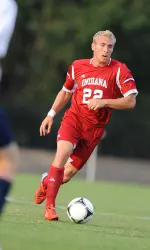 Senior defender Caleb Konstanski headed home Indiana's goal in a 1-1 tie with Chivas Guadalajara. The Hoosiers outlasted Chivas 4-3 in penalty kicks.