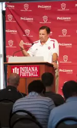 Head coach Kevin Wilson met with the media Thursday evening.