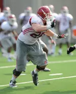 Sophomore defensive end Ryan Phillis started six games last season.