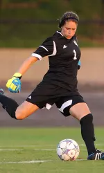 Shannon Flower made nine saves against UCSB, a new career high