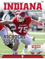 Senior Nicholas Sliger is featured on this week's game program cover.