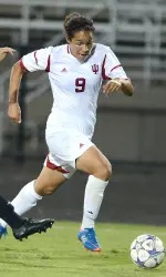 Orianica Velasquez had one of three shots in the game for Indiana