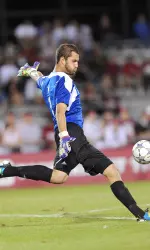 Senior goalkeeper Luis Soffner is the defending Big Ten Defensive Player of the Week.