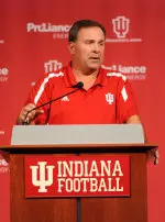 Head coach and the Hoosiers open Big Ten play Saturday at Northwestern.
