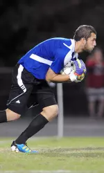 Goalkeeper Luis Soffner had a season-high eight saves against Notre Dame Wednesday night.