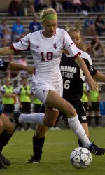 Rebecca Candler tallied her sixth assist of the year in a loss to Illinois