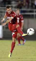 Junior Harrison Petts' first goal of the year was the game winner in a 1-0 double overtime win at Penn State.