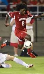 Freshman Femi Hollinger-Janzen earned his first career start as a Hoosier tonight.