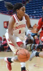 Senior Jasmine McGhee led Indiana with 17 points on Thursday night.