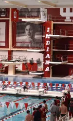 Saturday's meet begins at 11 a.m. at the Counsilman-Billingsley Aquatic Center.