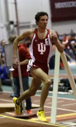 Zach Mayhew anchored the Hoosiers to the win in the 4x800m relay.