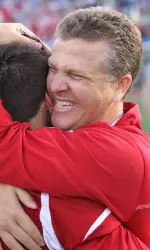 In just three seasons as head coach at IU, Todd Yeagley has led the Hoosiers to a Big Ten title (2010) and an NCAA title (2012).