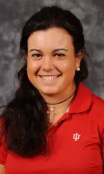 Freshman Ana Sanjuan has been the top Hoosier in all three events this season.