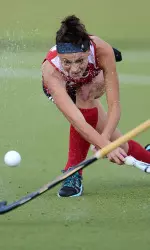 Senior Danielle McNally anchors the IU defense.