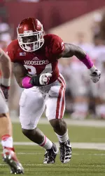 Fifth-year senior linebacker Jacarri Alexander will serve as one of the Penn State game captains.