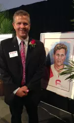 Former IU soccer All-American and current head coach Todd Yeagley was one of seven Hoosiers inducted into the IU Athletics Hall of Fame Friday night.