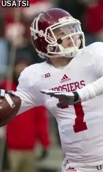 Nate Sudfeld threw for 224 yards and two touchdowns on Saturday.