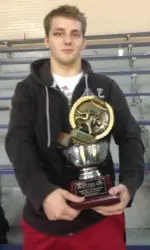 Ethan Raley with the hardware