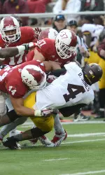 Safety Mark Murphy (37) claimed his third double-digit tackle game of the season against Minnesota.
