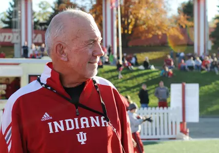 IU cross country coach Ron Helmer