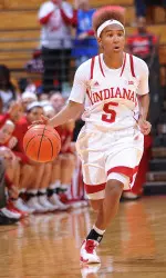 Freshman Larryn Brooks led all scorers with 19 points in the win.