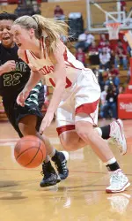 Taylor Agler led IU with 16 points in the win.