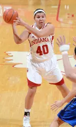Freshman Lyndsay Leikem was instrumental in Indiana's road win at IUPUI on Sunday.