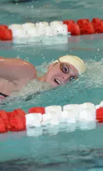 Freshman Taylor O'Brien posted wins in the 1,000 free and 500 free at Louisville Friday night.