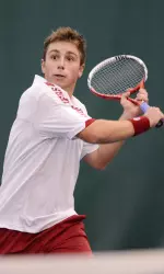 Freshman Daniel Bednarczyk won at five singles and two doubles.