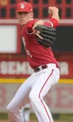 Evan Bell earned the win after a four-inning shutout performance in his collegiate debut