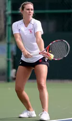 Sophomore Katie Klyczek clinched the match for Indiana as she topped No. 16 Hanna Mar of Duke.