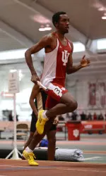 Senior Lance Roller clocked Indiana's second-best indoor 800 of all-time.