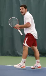 Freshman Sam Monette won at number one doubles and number two singles.