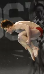 Junior Conor Murphy won his first Big Ten title with a spectacular performance on the platform Saturday night.