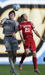 Kyle Sparks was one of the goal scorers for IU in last year's 3-2 win over the Billikens in the spring matchup.