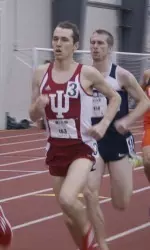 Andy Bayer is Indiana's first four-time indoor All-American in a single event.