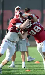 The Cream & Crimson Spring Game will kick at 4 p.m. on Saturday.