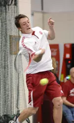 Senior Josh MacTaggart took the win at number two singles.