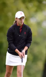 Kate Coons sits in the top 10 and leads the Hoosiers after two rounds of the Lady Buckeye Invitational.