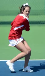 Indiana's Carolyn Chupa won at No. 3 singles and No. 1 doubles to help IU get past Wisconsin on Thursday.