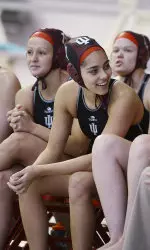 Teammates Shae Fournier and Jessica Gaudreault